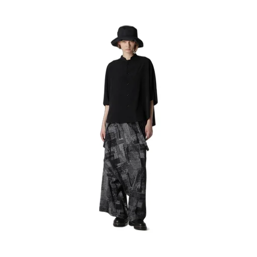 Polyester Tucked Casablanca