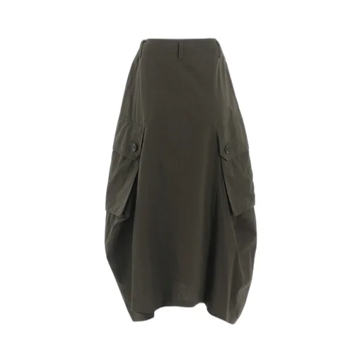 Cotton/Linen Cargo Skirt