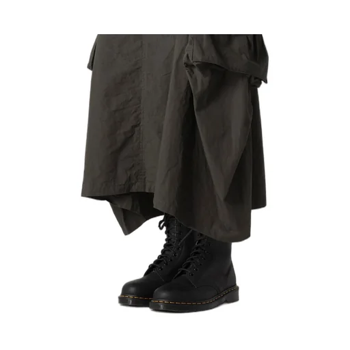 Cotton/Linen Cargo Skirt