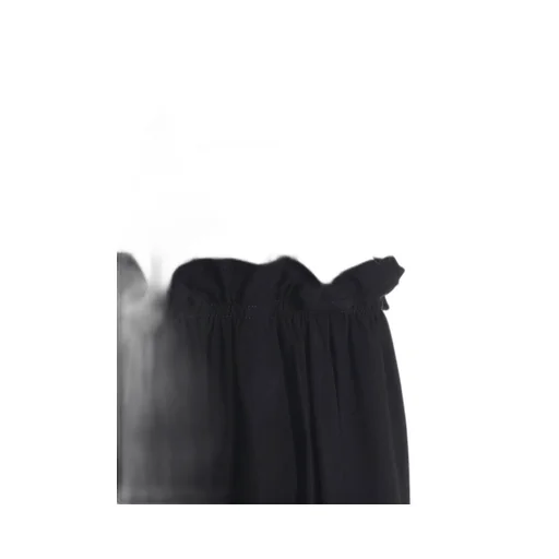 Gauze Plaid Frill Gather Skirt