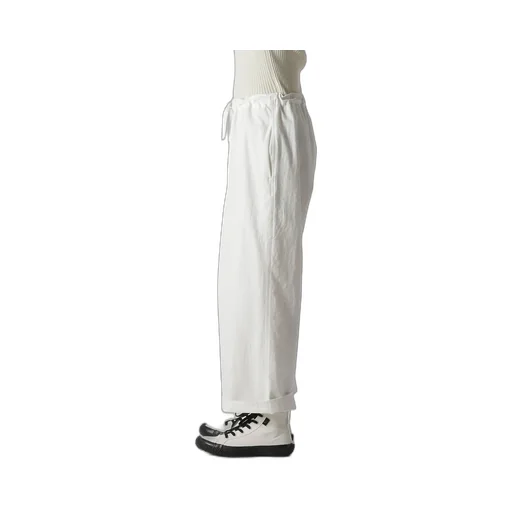 Cotton Twill Straight String Pants
