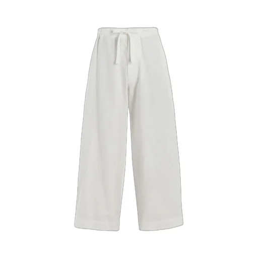 Cotton Twill Straight String Pants
