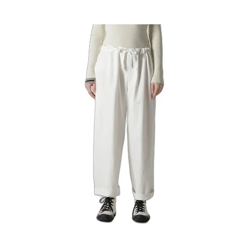 Cotton Twill Straight String Pants