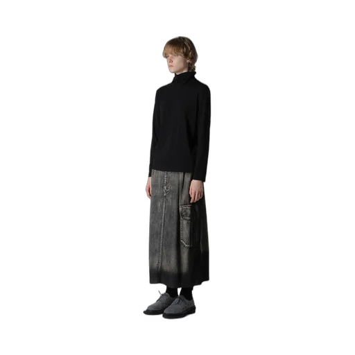 Soft Jersey High Neck Long T