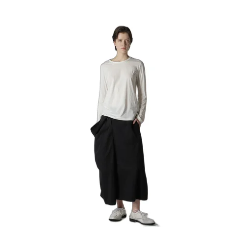 Soft Jersey Round Neck Long T