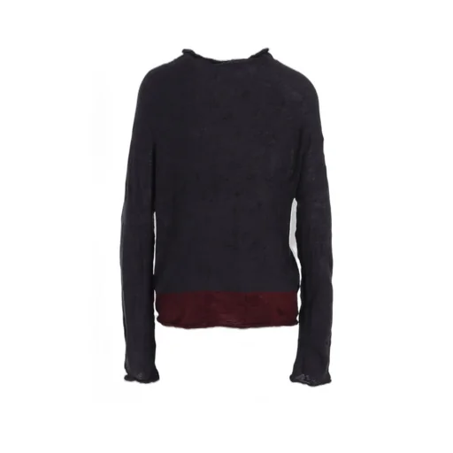 Off Neck Wrinkled Long Sleeve Pullover