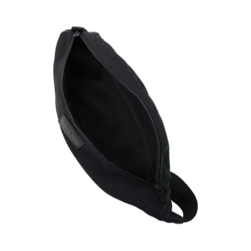 Cotton Linen Twill / Leather Crossbody Bag