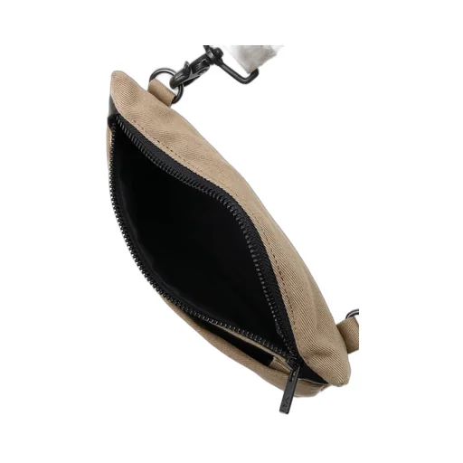 Cotton Linen Twill / Leather Sacoche