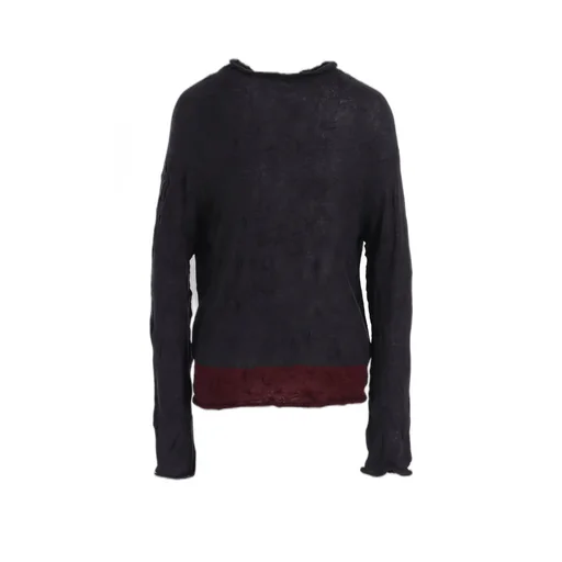 Off Neck Wrinkled Long Sleeve Pullover