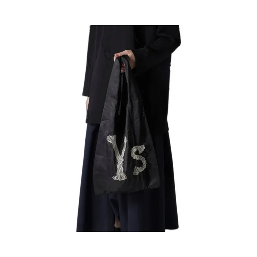 Y's Logo Stitch Nylon Shopping Bag