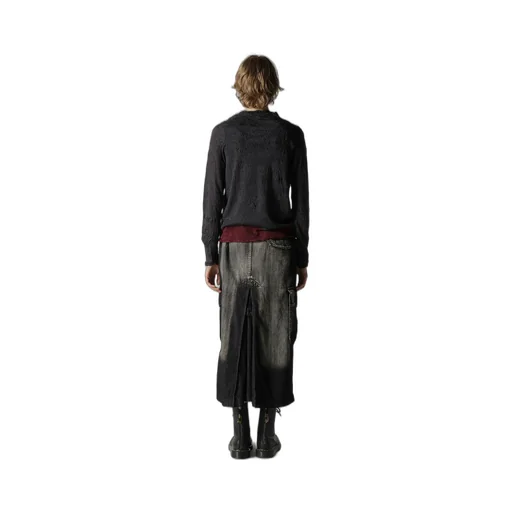 Off Neck Wrinkled Long Sleeve Pullover