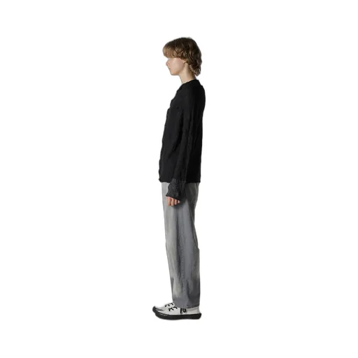 Off Neck Wrinkled Long Sleeve Cardigan