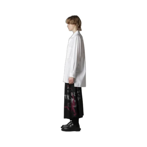 100/2 Broad Open Collar Shirt