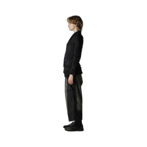 Big Flower Wrinkled Knit Jacket