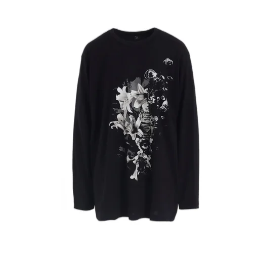 Flower Print Long Sleeve T