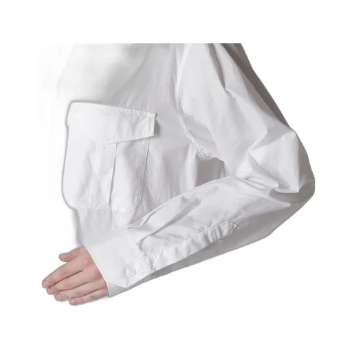 100/2 Broad Shoulder Loop Work Blouse