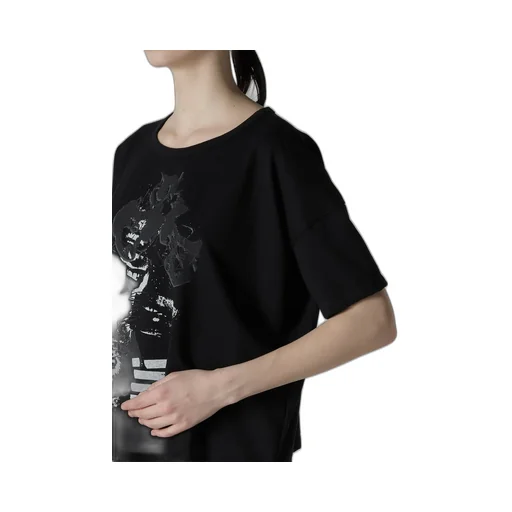 Flower Print Half Sleeve T