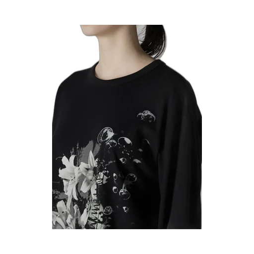 Flower Print Long Sleeve T