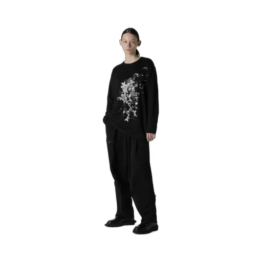 Flower Print Long Sleeve T