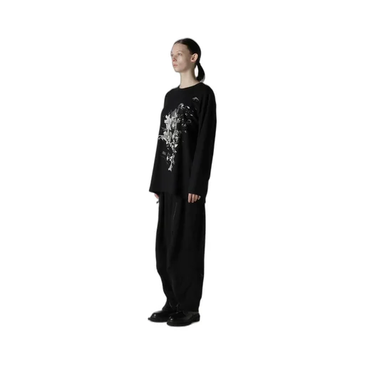 Flower Print Long Sleeve T