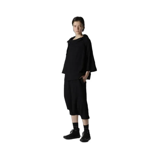 Geometric Sheer Jq Pocket Sarouel Pants