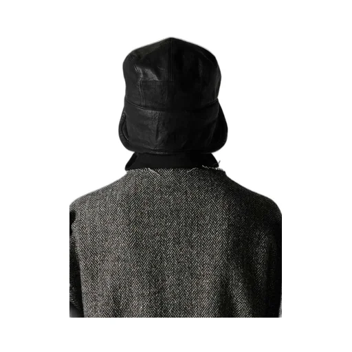 Soft Leather Ear Muff Cap