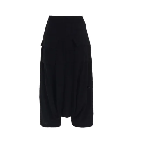 Geometric Sheer Jq Pocket Sarouel Pants