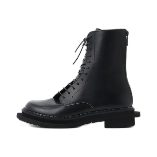 Twisted Leather Boots