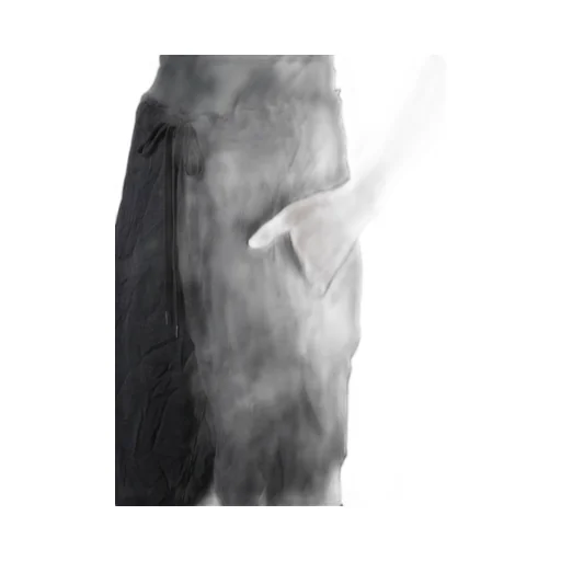 Wrinkle-Effect Tapered Pants