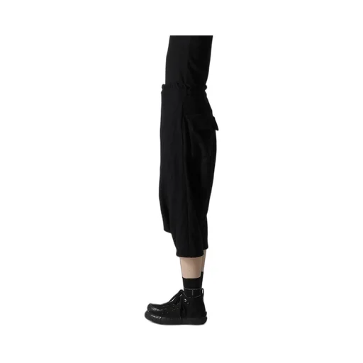 Geometric Sheer Jq Pocket Sarouel Pants