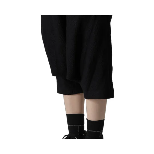 Geometric Sheer Jq Pocket Sarouel Pants