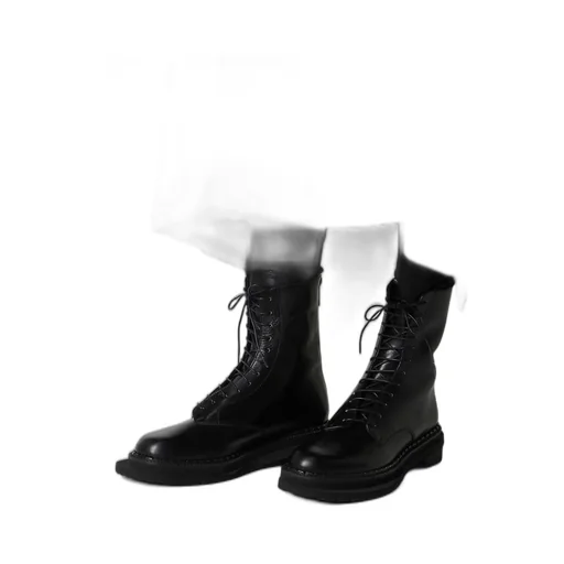Twisted Leather Boots