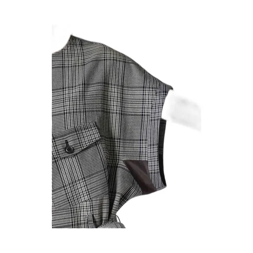 Grid Plaid Surgical Dress