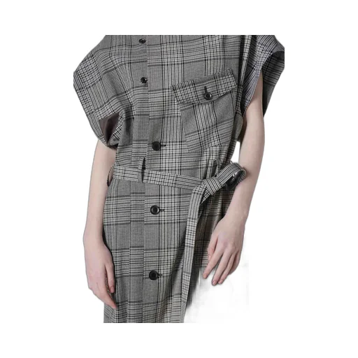 Grid Plaid Surgical Dress