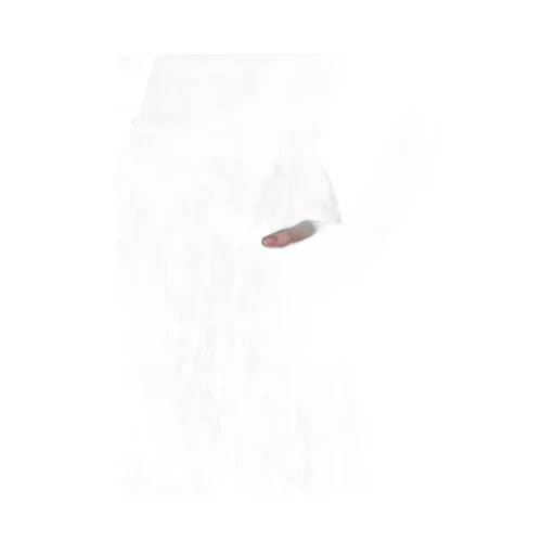 Cupro Blurry Flower Print Shirring Skirt