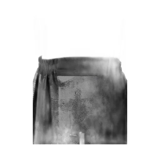 Cupro Blurry Flower Print Right-Side Gatehred Pants