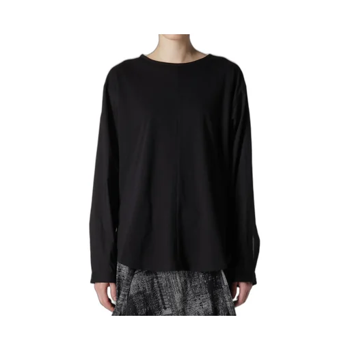 Cotton Lawn Cut&Sewn Combination Pullover