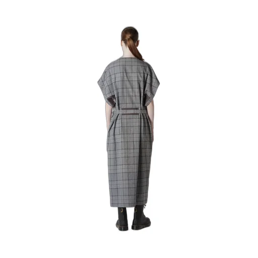 Grid Plaid Surgical Dress