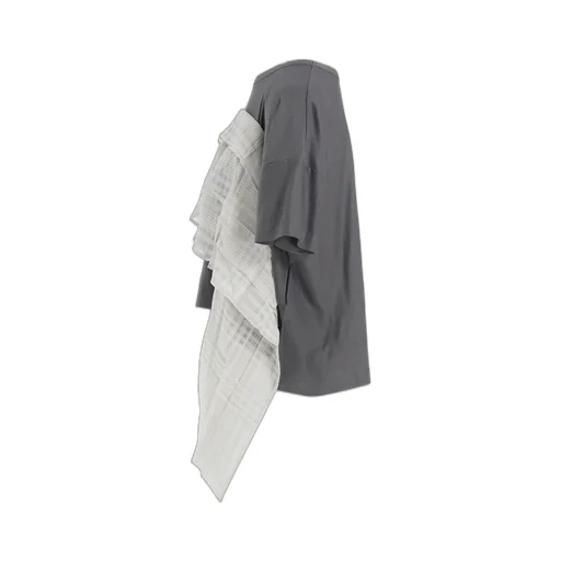 Lyocell/Cotton Half Sleeve T