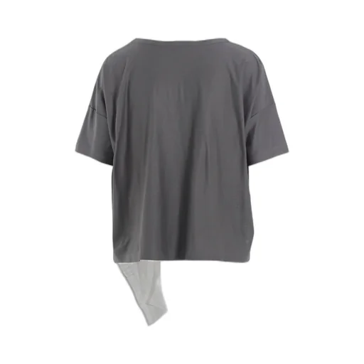 Lyocell/Cotton Half Sleeve T