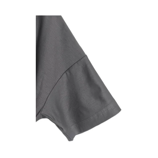 Lyocell/Cotton Half Sleeve T