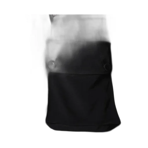 Crepe De Chine/6Oz Denim Work Dress With Pocket