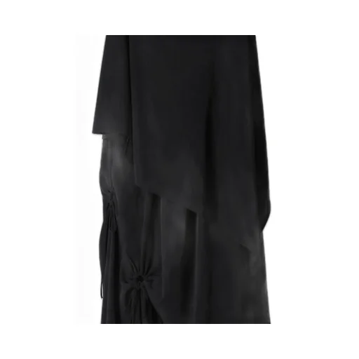 Crepe De Chine/Cotton Jersey Combination Long Sleeeve T