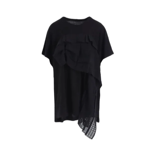 Lyocell/Cotton Half Sleeve Long T