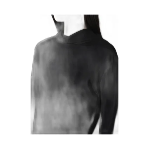 Hard-Twist Back Button Off-Neck T