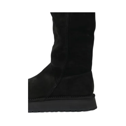 Nubuck Leather Slip-On Boots