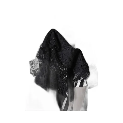 Cotton Lace/Print Big Pocket Pullover
