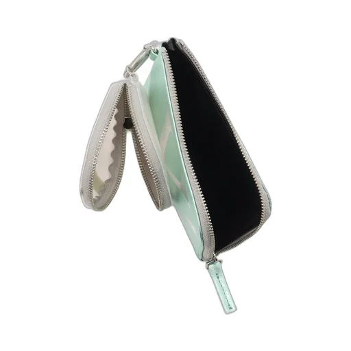 Leather/Pvc Y's Double Pouch