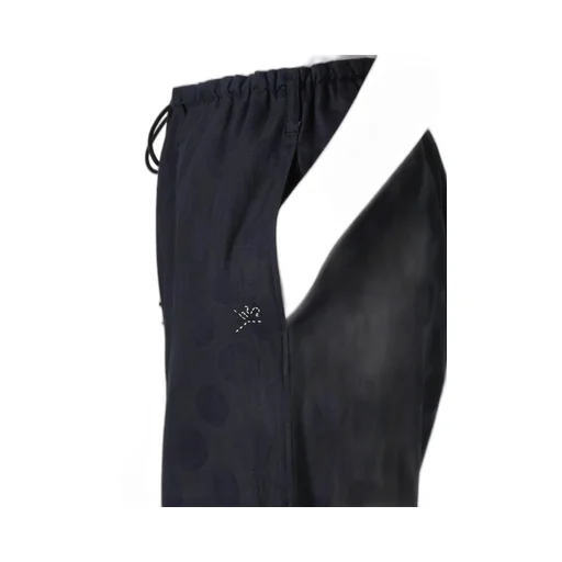 5Oz Polka Dots Jq Denim Y's Stitch Pants W/ Waist String