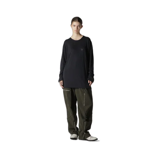 Wrinkle Jersey Y's Stitch Long Big T